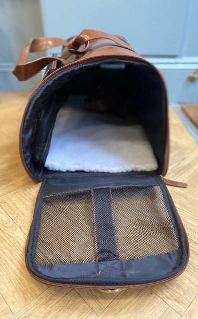 Companion Leather Dog Carrier
