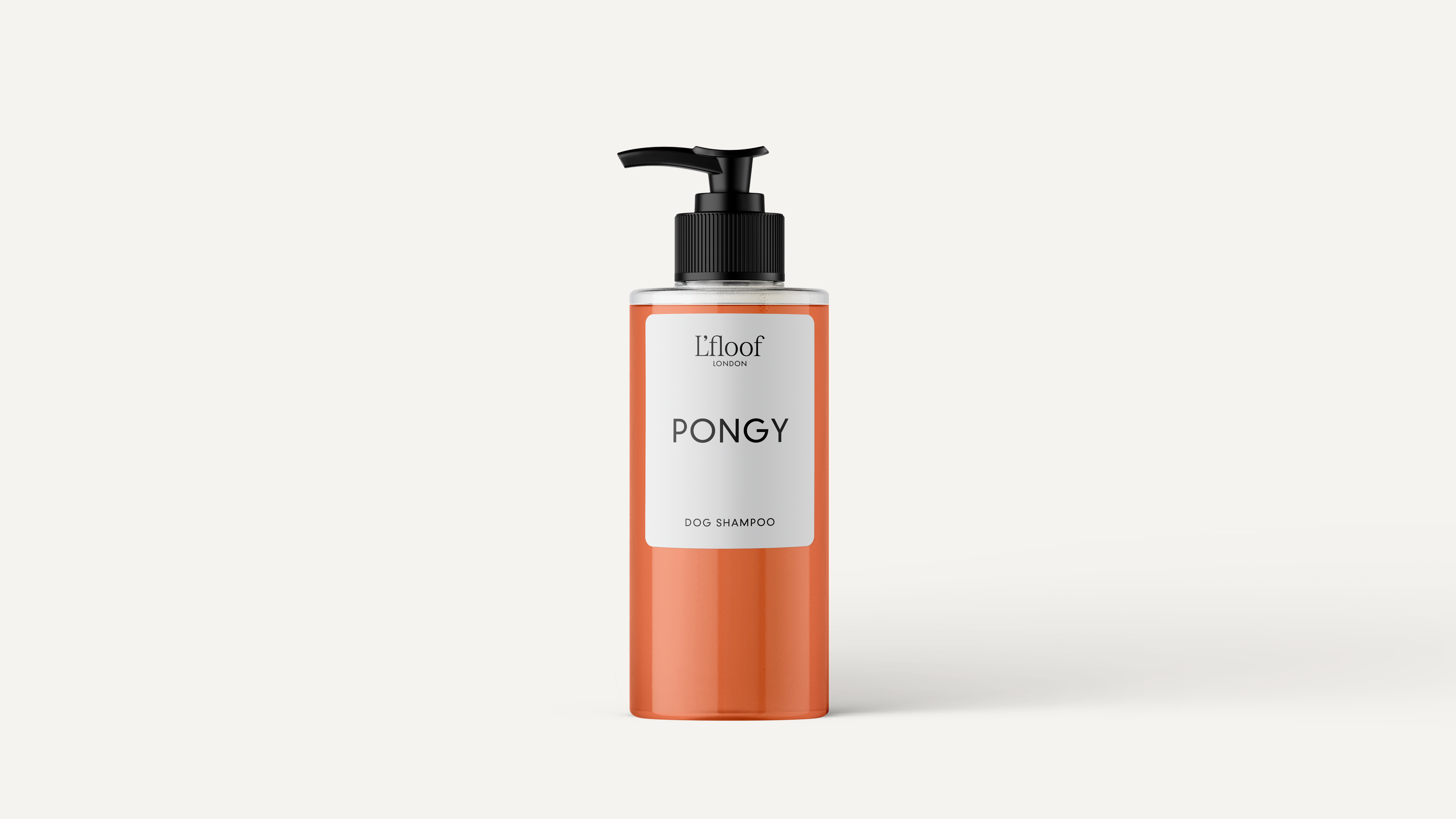 Natural Dog Shampoo - PONGY - Orange/May Chang - 300ml L'floof
