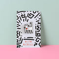 Keith Hairball Cat Artist Pin