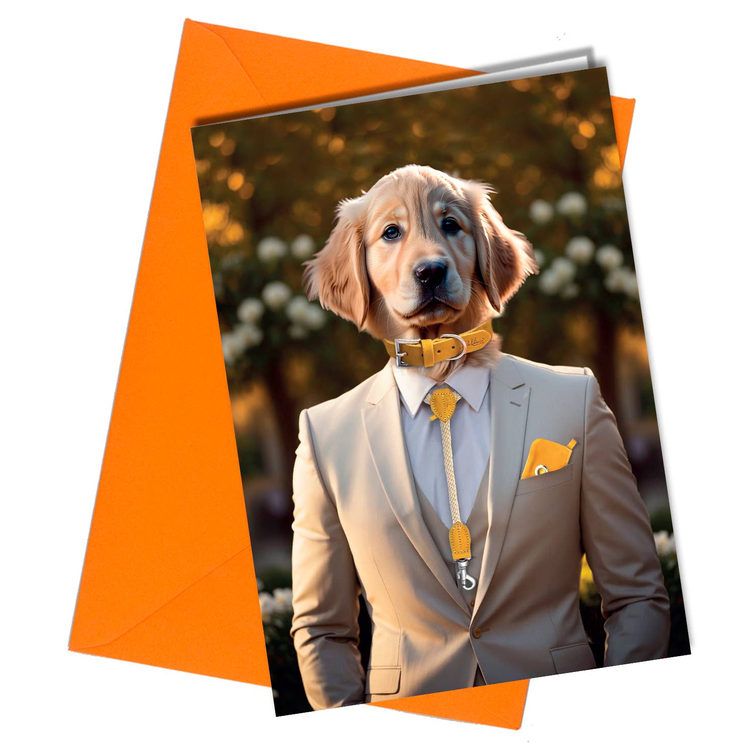 Dog Golden Retriever Birthday Card