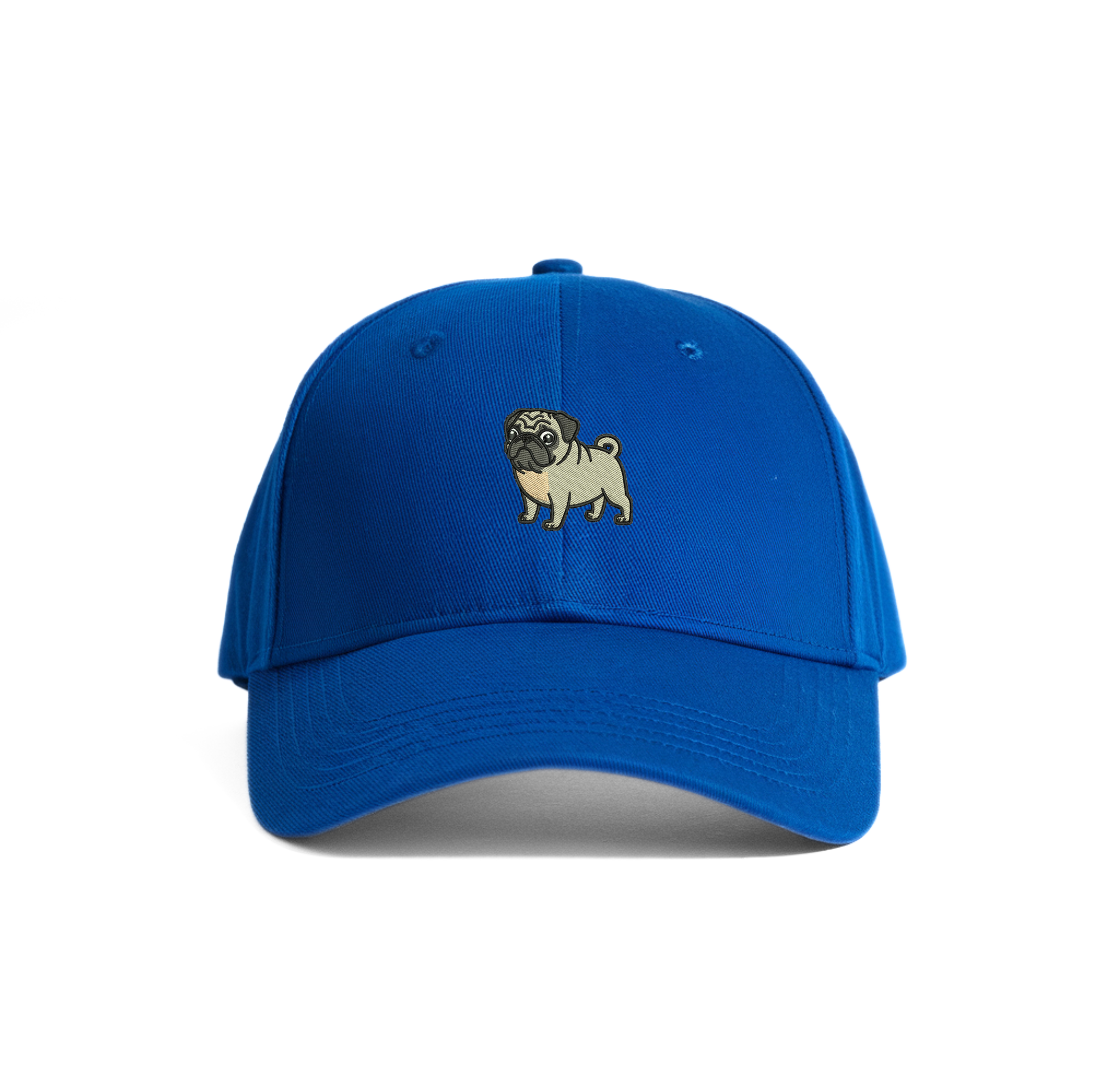 Pug embroidered Cap - Unisex Caps