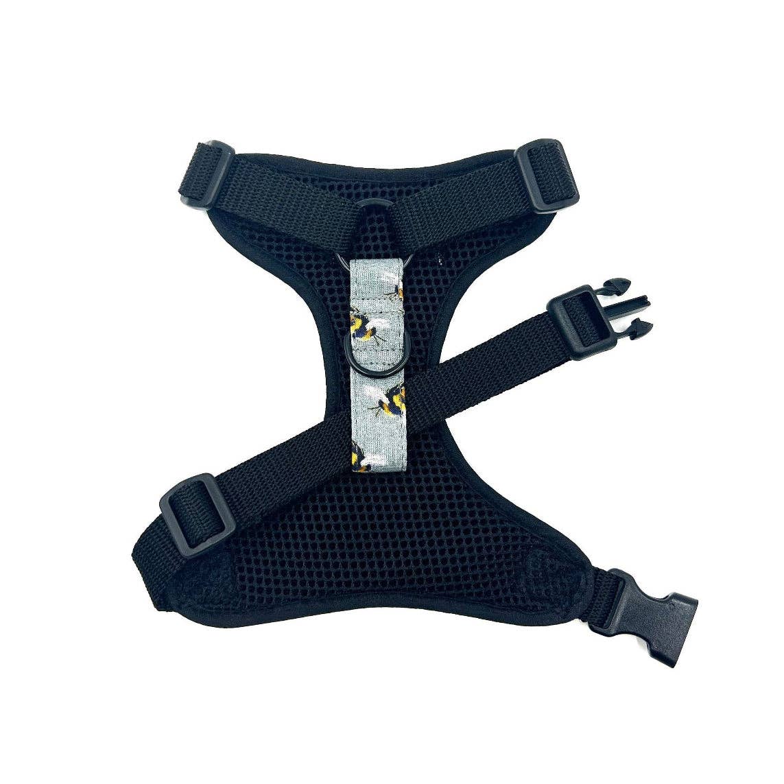 Bee Print Harness-Grey