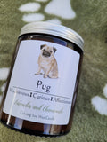 Pug Candle