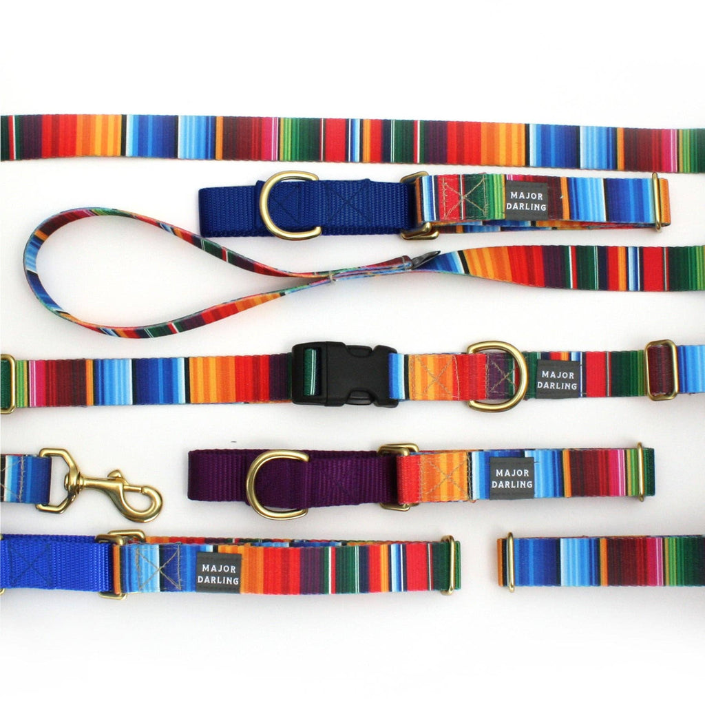 Martingale Collar / Serape + Navy