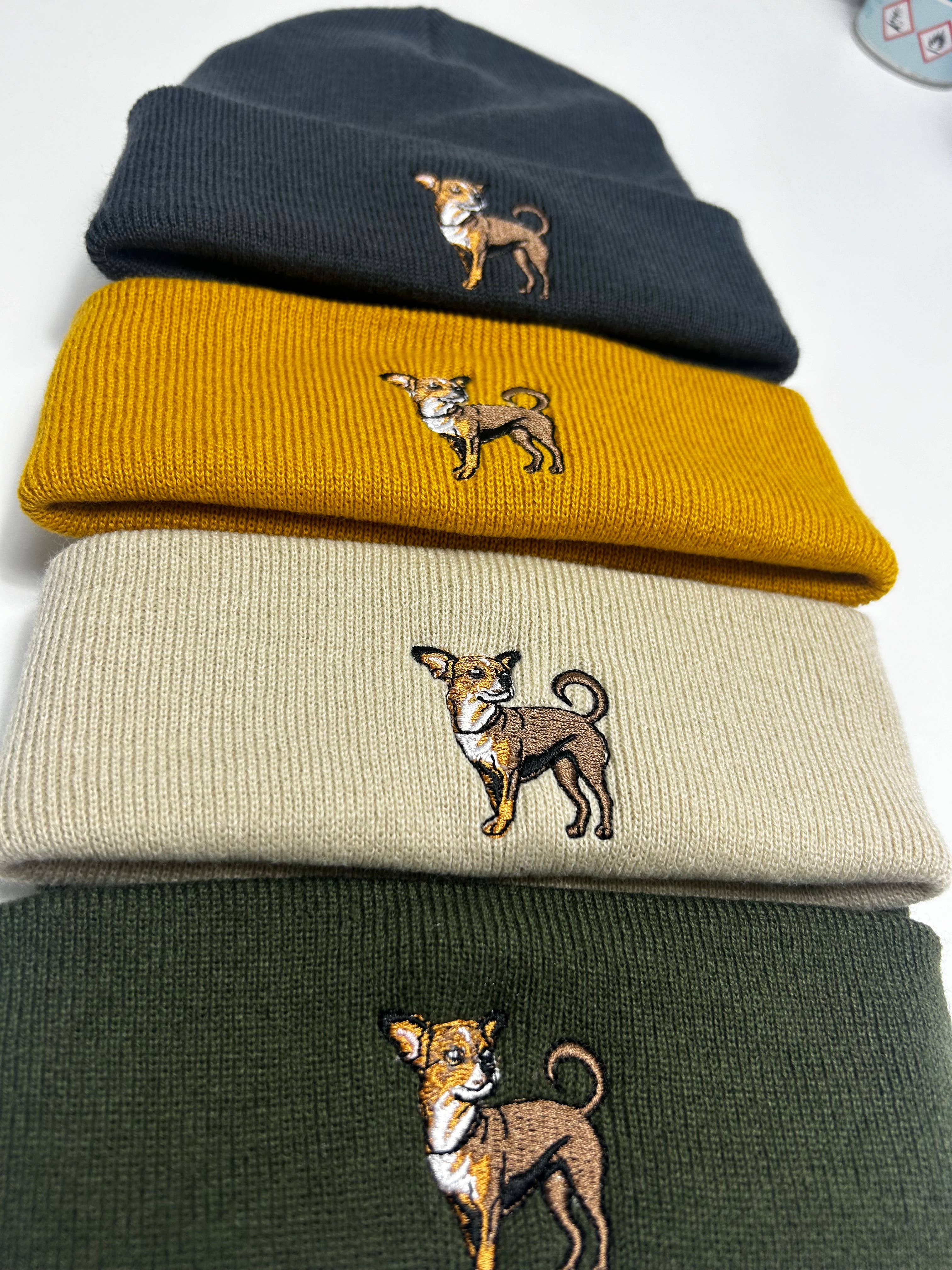 Chihuahua Embroidered Beanie Hat - Unisex