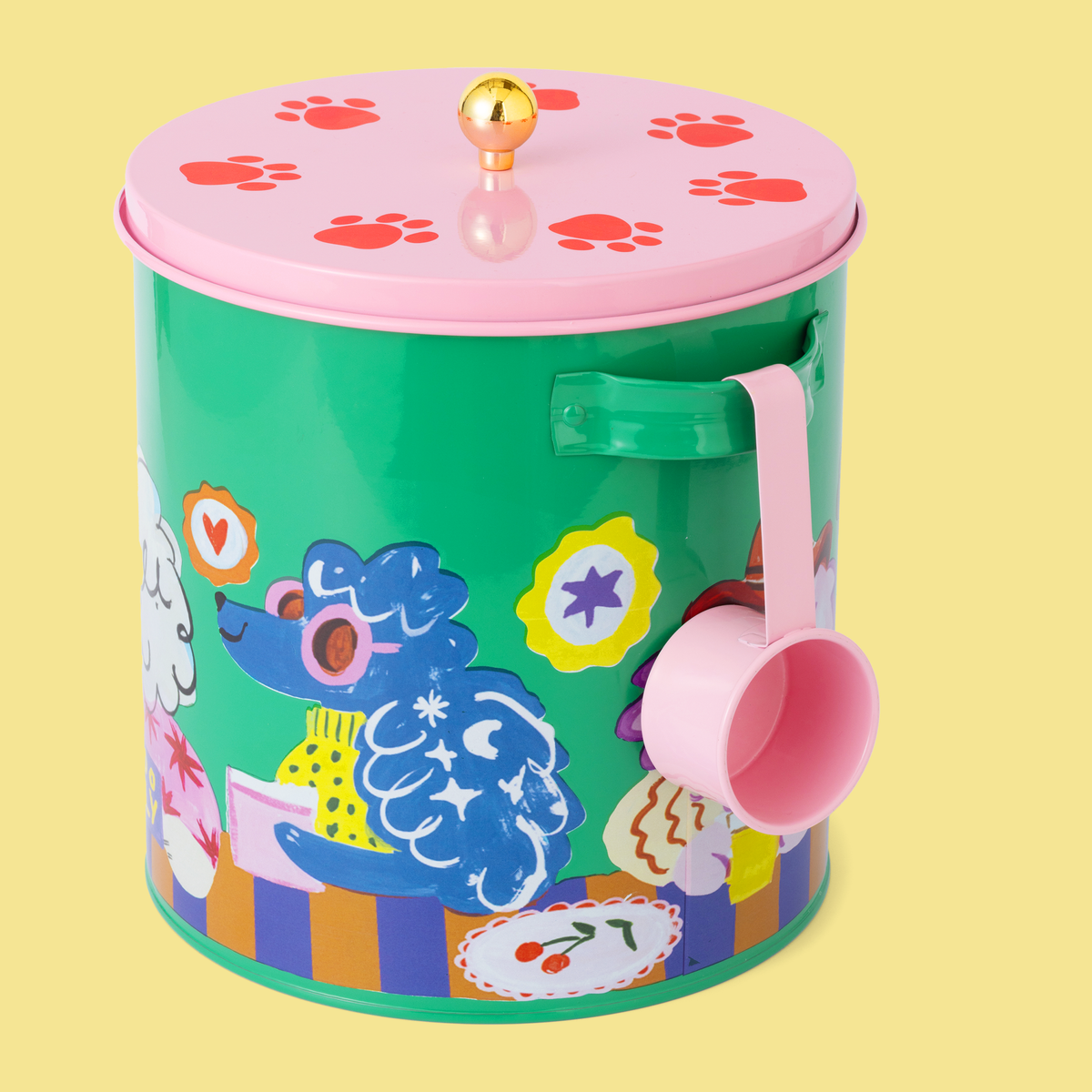 Cool Dog Club Storage Tin & Scoop