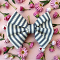 Bow Tie - Stripe Navy
